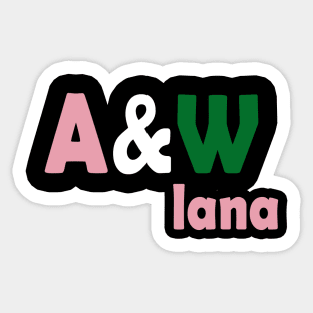 Lana Del Rey - A&W Sticker